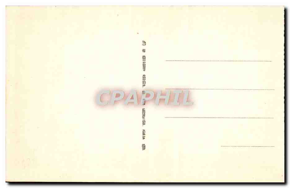 CPA Palais De Fontainebleau Chambre De Marie Antoinette — Verso