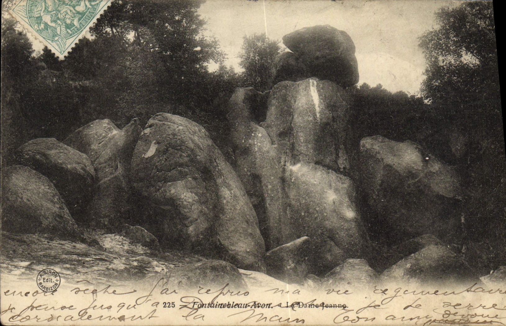 Fontainebleau-Avon — Ansicht von La Dame Jeanne — Verlag A. Siron (n° 225)