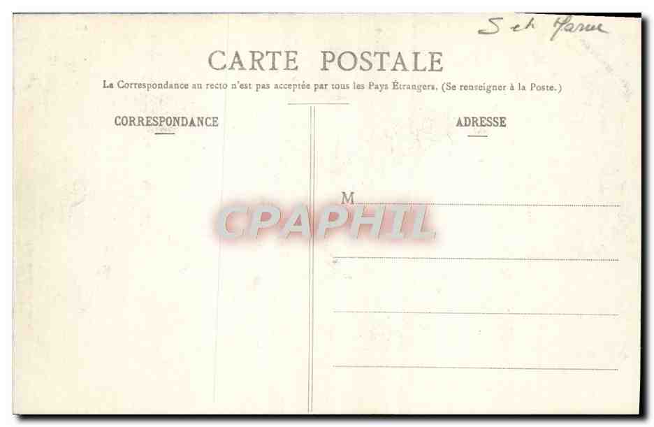 Wald von Fontainebleau — Höhle der Räuber — unbekannter Verleger, Nr. 94 — Rückseite