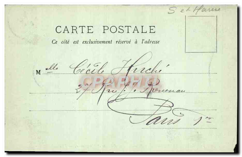 Fontainebleau — La Forêt — L'Abri d'Edgar et Marguerite — LL. — Me Porte Bign Ed. Théodore — Reverso
