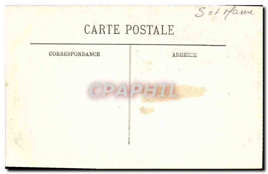 Fontainebleau — La Forêt — La Mare aux Fées — LL. — N° 116 — Verso