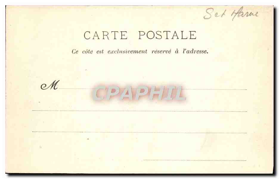 CPA Foret De Fontainebleau Plateau De La Mare Aux Fees — Rückseite