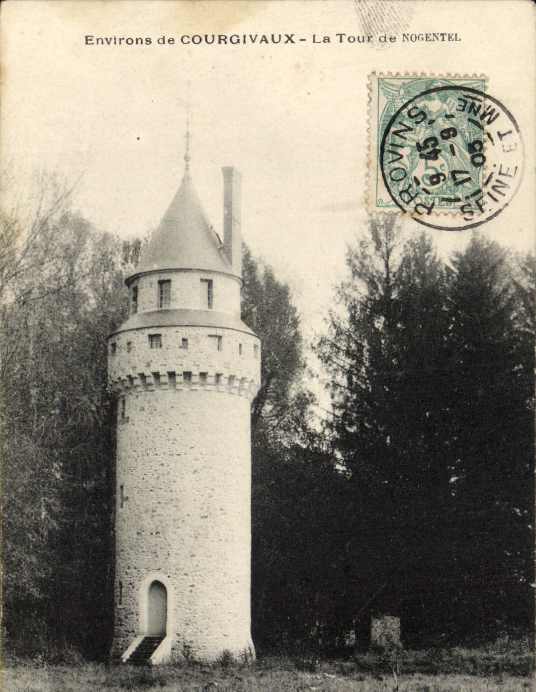 CPA Environs De Courgivaux La Tour De Nogentel