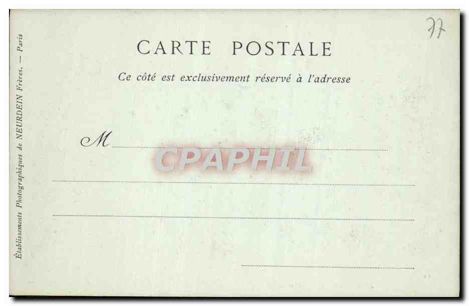 CPA Moret Vue Sur Le Loing — Rückseite