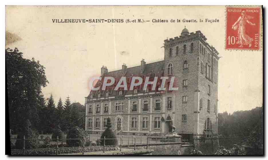 Villeneuve-Saint-Denis (S.-et M.) — Château de la Guette, la Façade