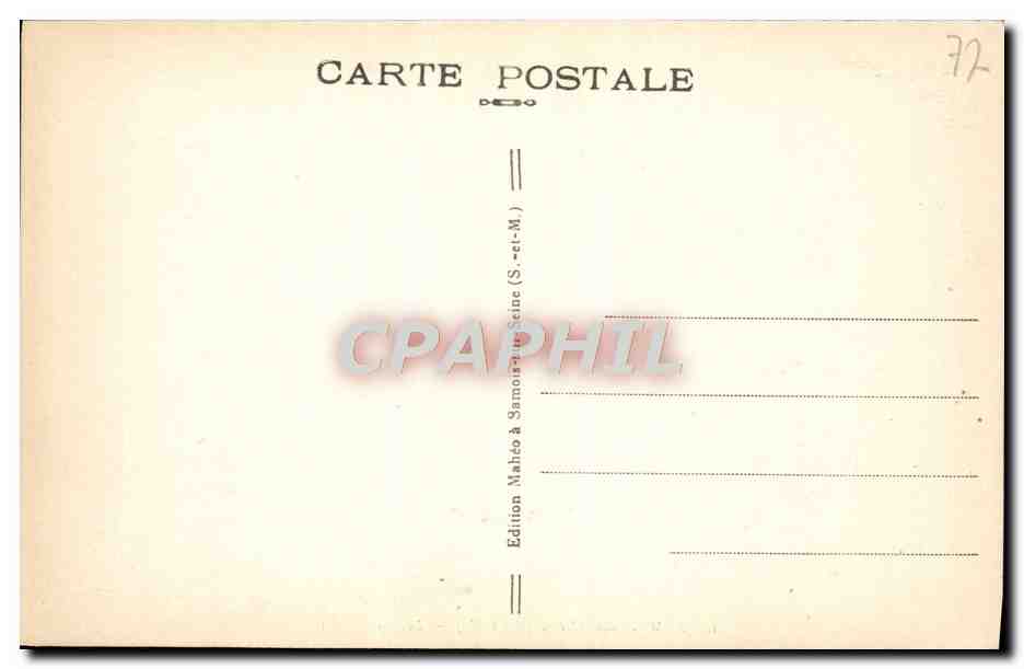 CPA Samois Sur Seine Le Bas Samois — Rückseite