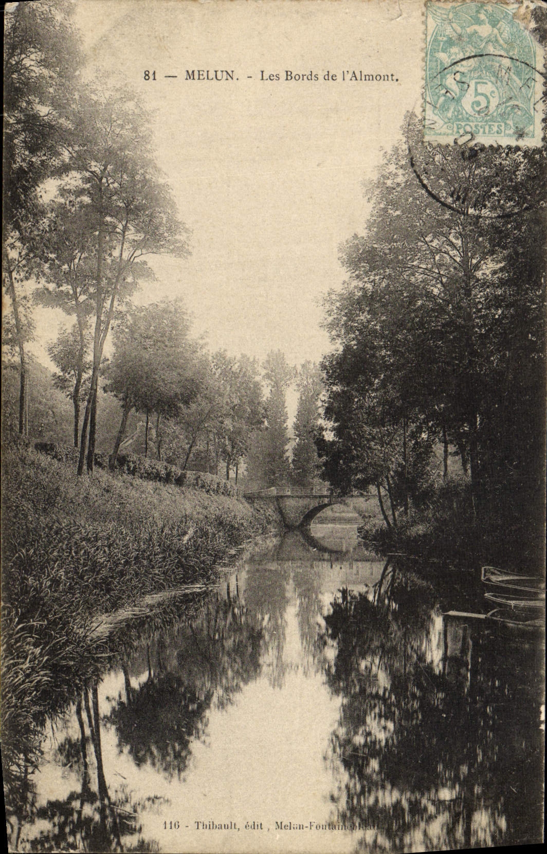 CPA Melun Les Bords De l'Almont