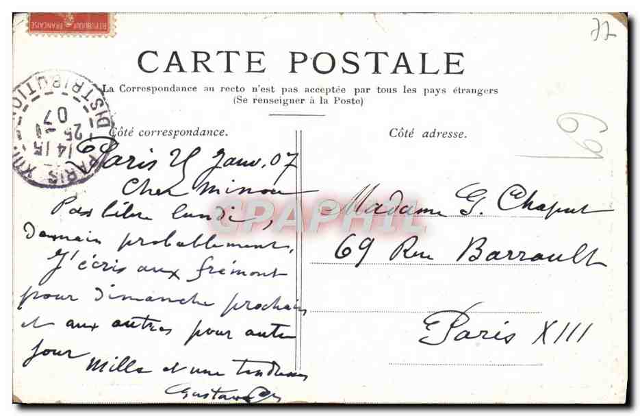 Fontainebleau — Le Château — Éditeur : CRAPHITI — Achterkant