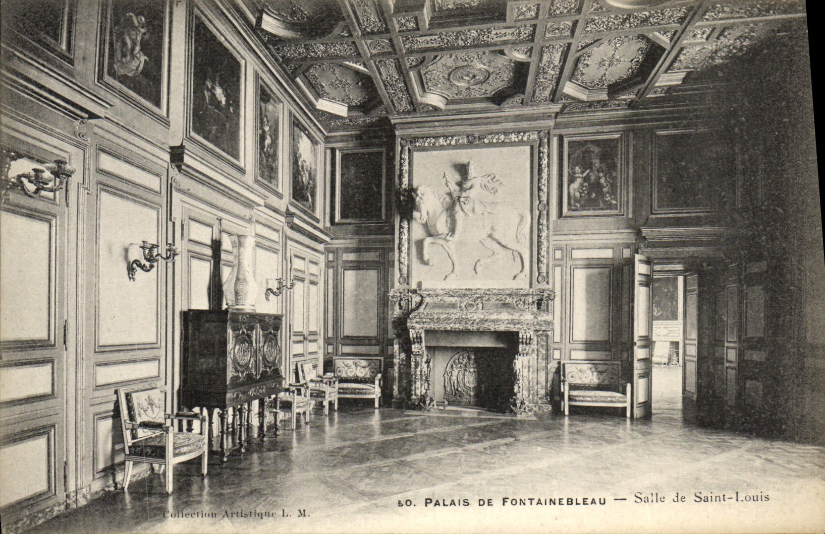 Palacio de Fontainebleau — Sala de San Luis — Colección Artística L. M.