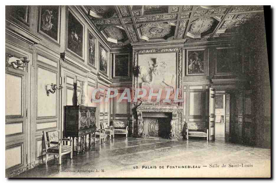 Palacio de Fontainebleau — Sala de San Luis — Colección Artística L. M.