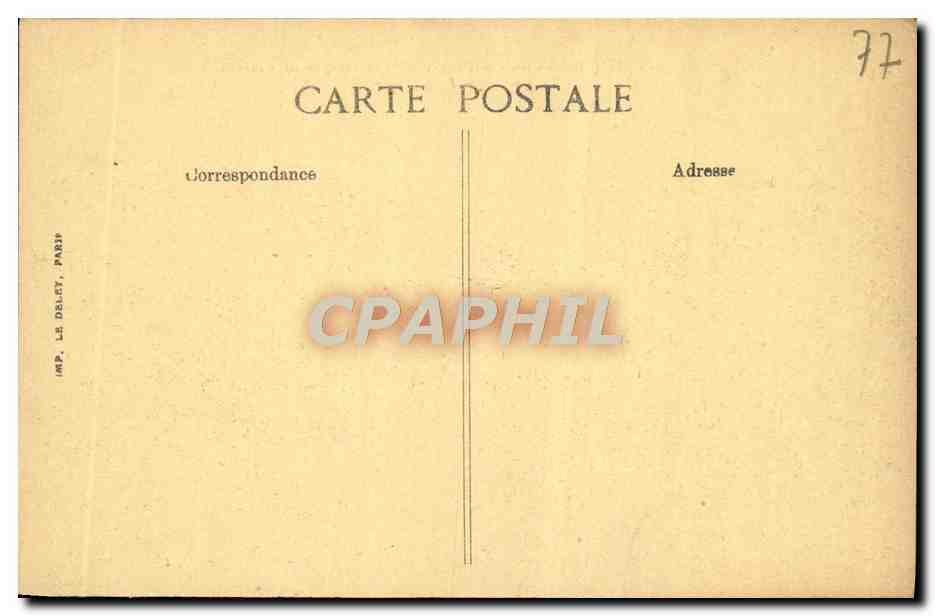 Bosque de FONTAINEBLEAU — Las Gorges de Franchard — Editor Fléron, Fontainebleau — Reverso