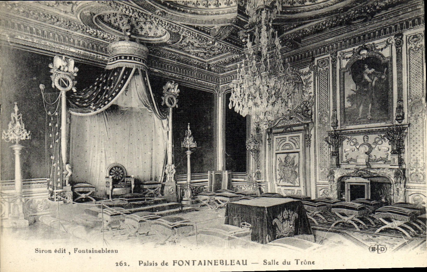 Palazzo di FONTAINEBLEAU — Sala del Trono — Siron editore, n°262