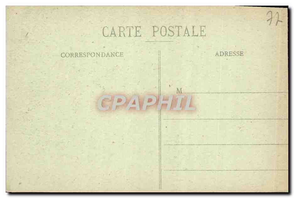 Palais de Fontainebleau — Chambre à coucher de Napoléon Ier — n°69 — Verso