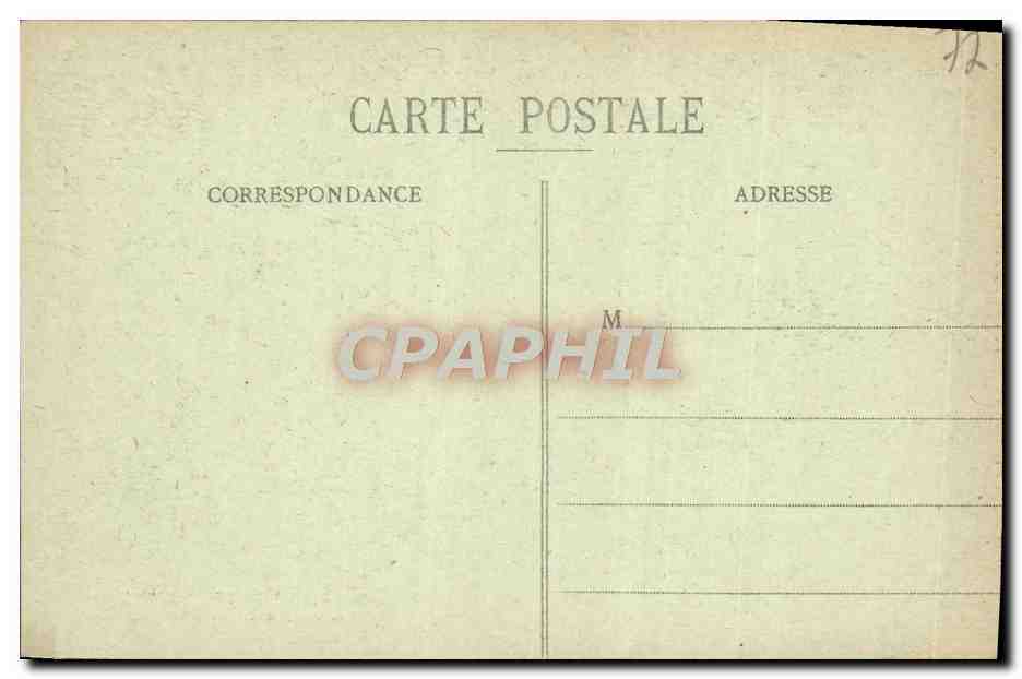 Palacio de Fontainebleau — Habitación de Marie-Antoinette — n°62 — Reverso