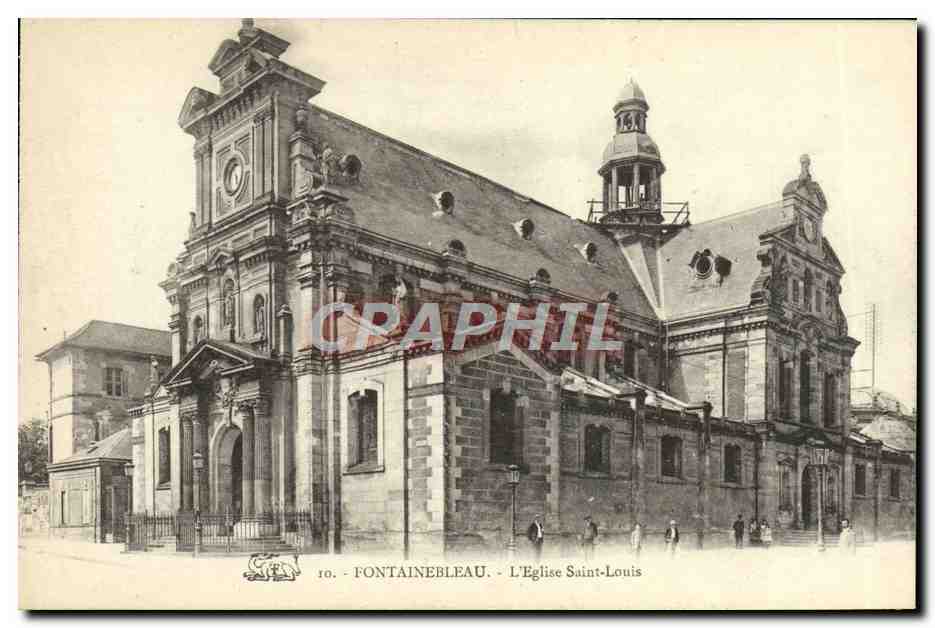 Fontainebleau — La Chiesa di San Luigi — CPAPHIL