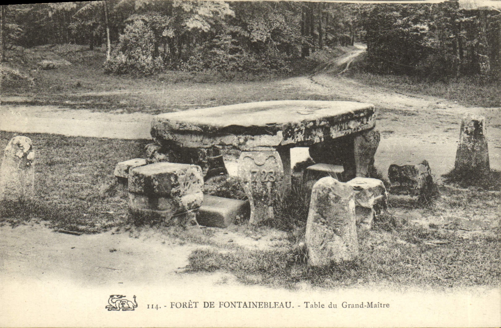 Forêt de Fontainebleau — Table du Grand-Maître — n° 114