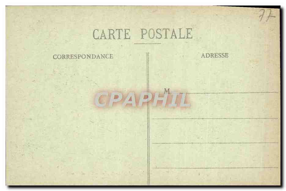 Forêt de Fontainebleau — Table du Grand-Maître — n° 114 — Achterkant