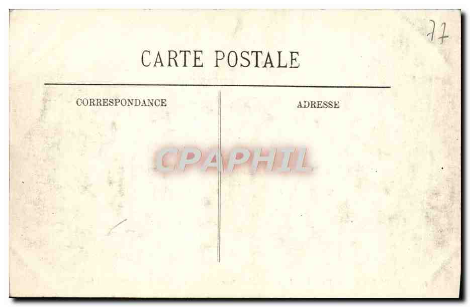 Forêt de Fontainebleau — Mont Chauvet — La Roche qui remue — LL. — N° 189 — Rückseite