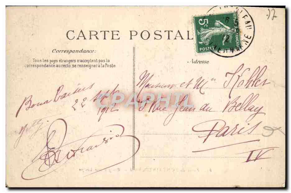 Forêt de FONTAINEBLEAU — Gorges aux Loups — Éditeur E.D. n°64 — Reverso