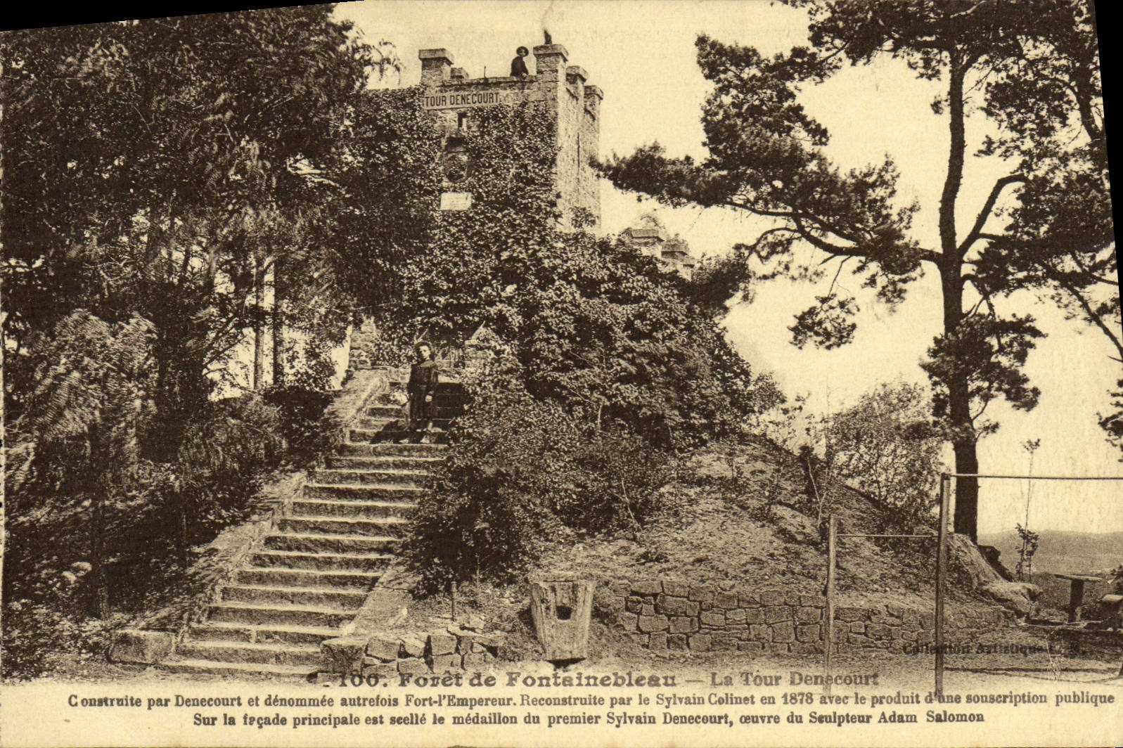 Bosque de Fontainebleau — La Torre Denecourt — Colección Artística