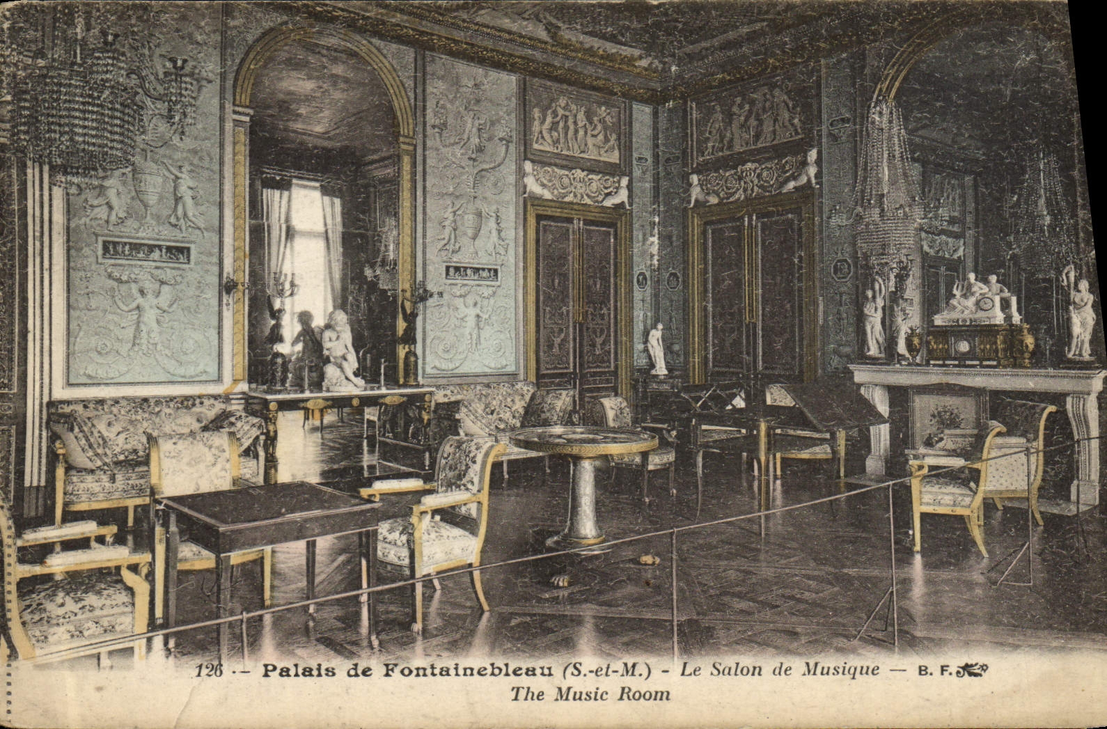 Palais de Fontainebleau (S.-el-M.) — Le Salon de Musique — B.F. — n°126