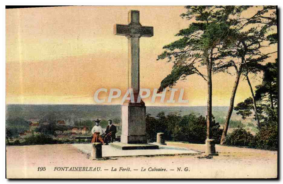 Fontainebleau — Die Forêt — Der Calvaire — N.G. — 195