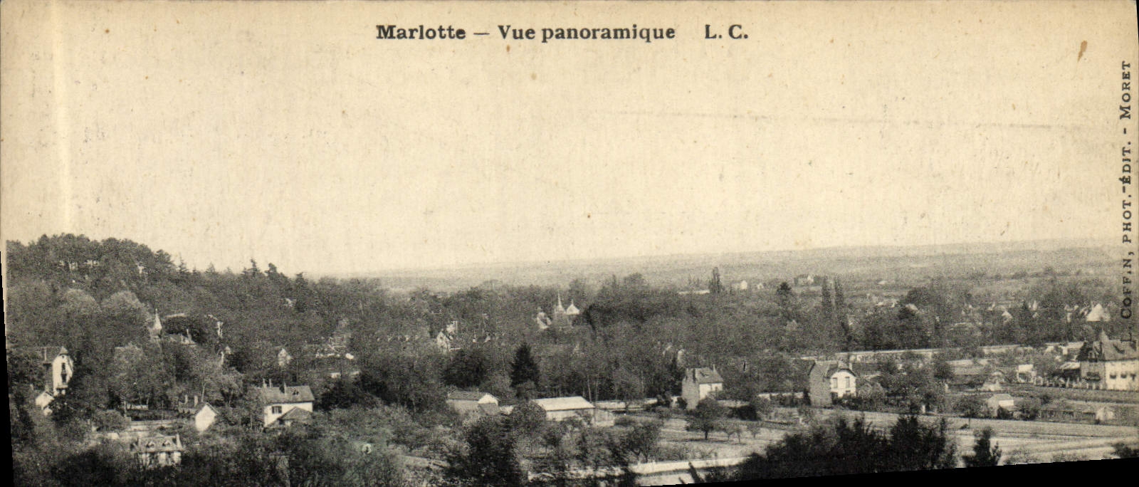 CPA Marlotte Vue Panoramique