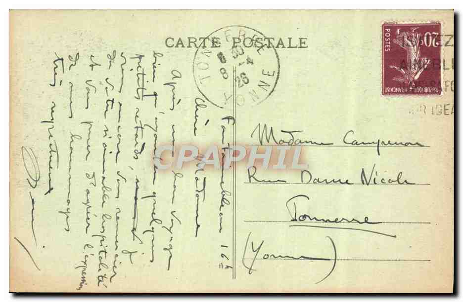 Palazzo di Fontainebleau — Il Parterre — Editore anonimo, n° 146 — Verso