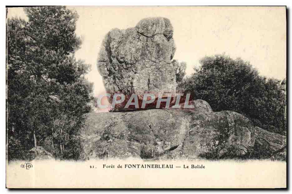 Bosque de FONTAINEBLEAU — El Bolide — Editor E.P.D. n°21