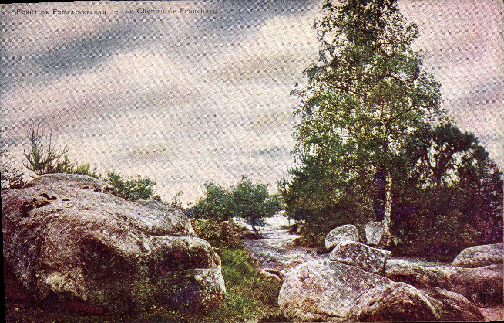 Forêt de Fontainebleau — Le Chemin de Franchard — Verlag T. T.