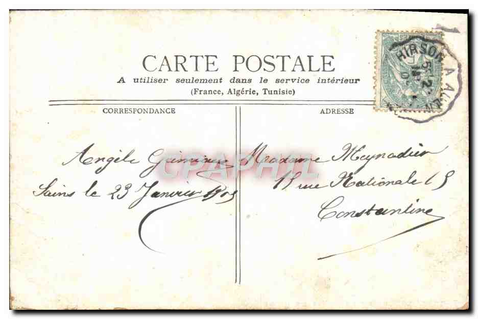 Fontainebleau - Fuente de Diana — Staerck París — Reverso
