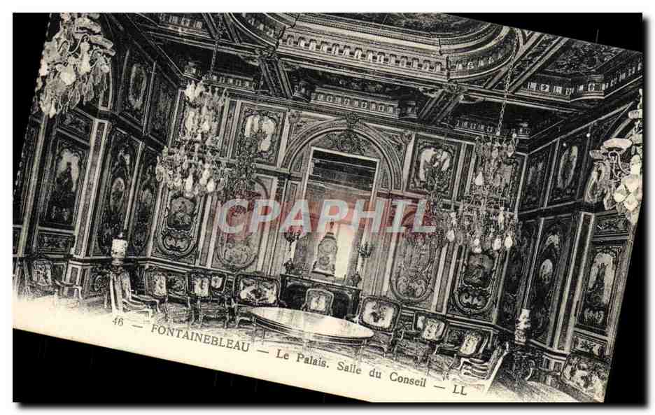 Fontainebleau — Le Palais, Salle du Conseil — LL