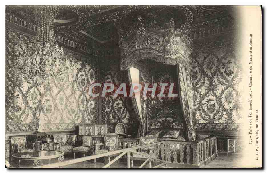 Camera di Maria Antonietta — Palazzo di Fontainebleau — C.F.P., Parigi, n. 120