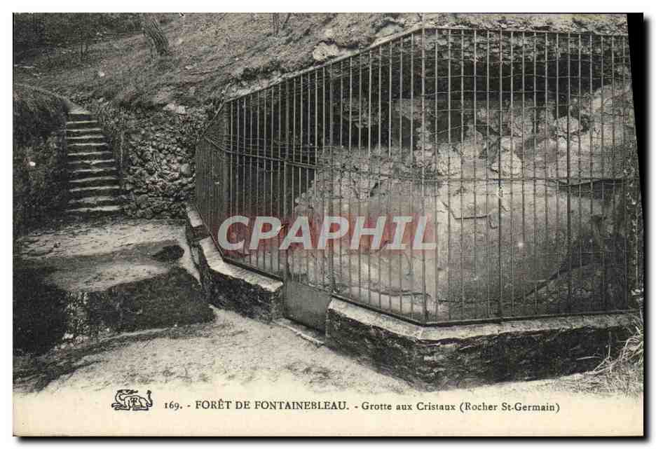 Forêt de Fontainebleau - Grotte aux Cristaux (Rocher St-Germain) — n° 169