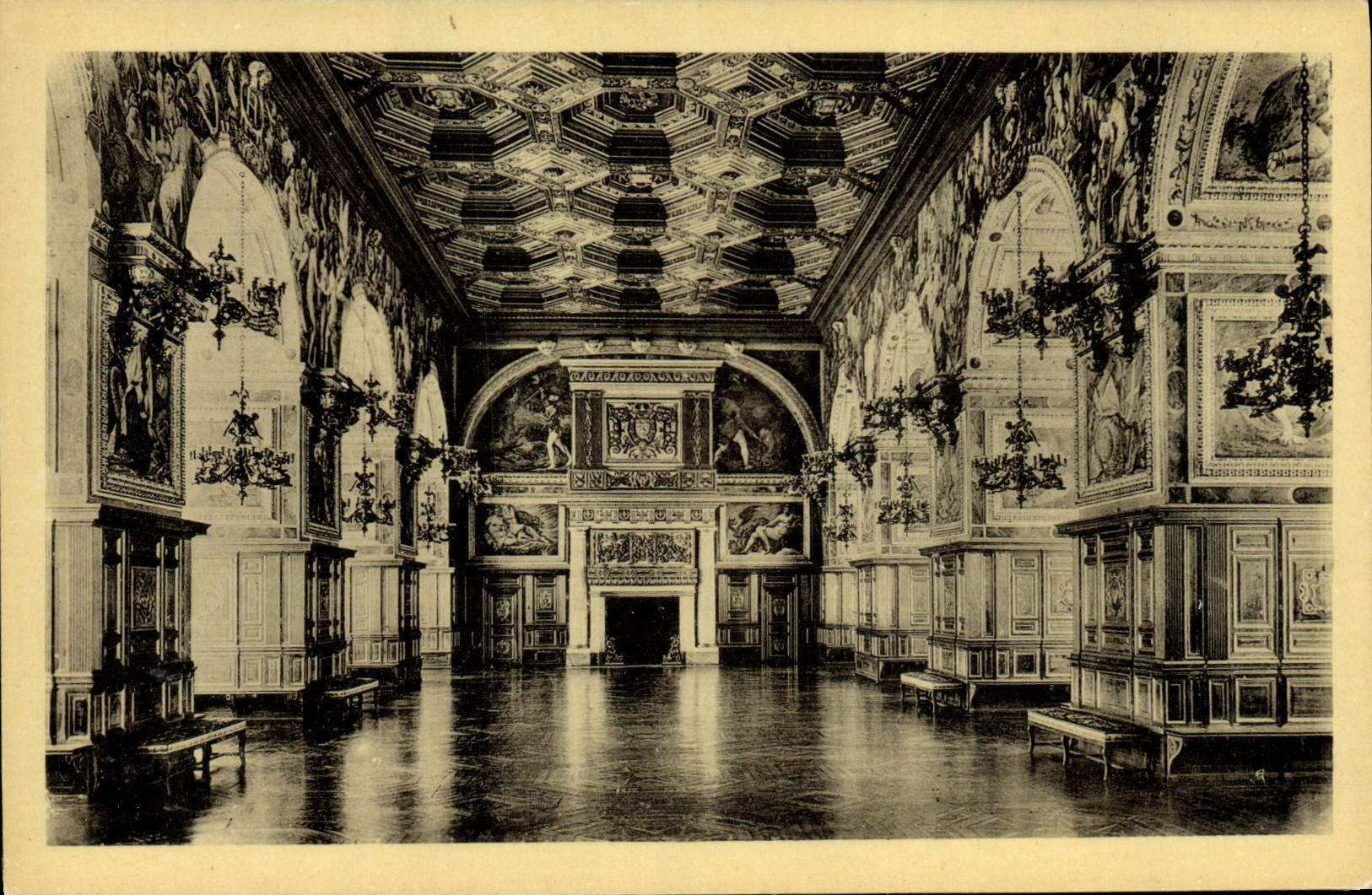Castello di Fontainebleau — Galleria di Henri II — Edizione dei Musei Nazionali n°21