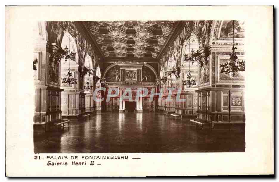 Palacio de Fontainebleau — Galería Henri II — Edición de los Museos Nacionales, París