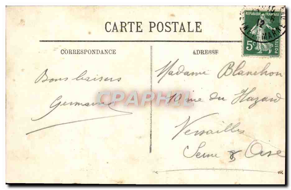Fontainebleau — La Foresta — La Table du Grand Muitre — LL. — Reverso