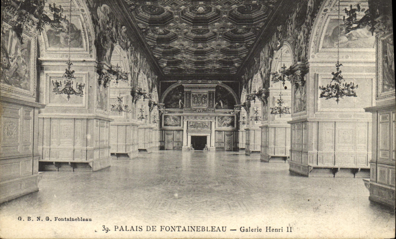 Palazzo di Fontainebleau — Galleria Henri II — G.B.N.G. Fontainebleau