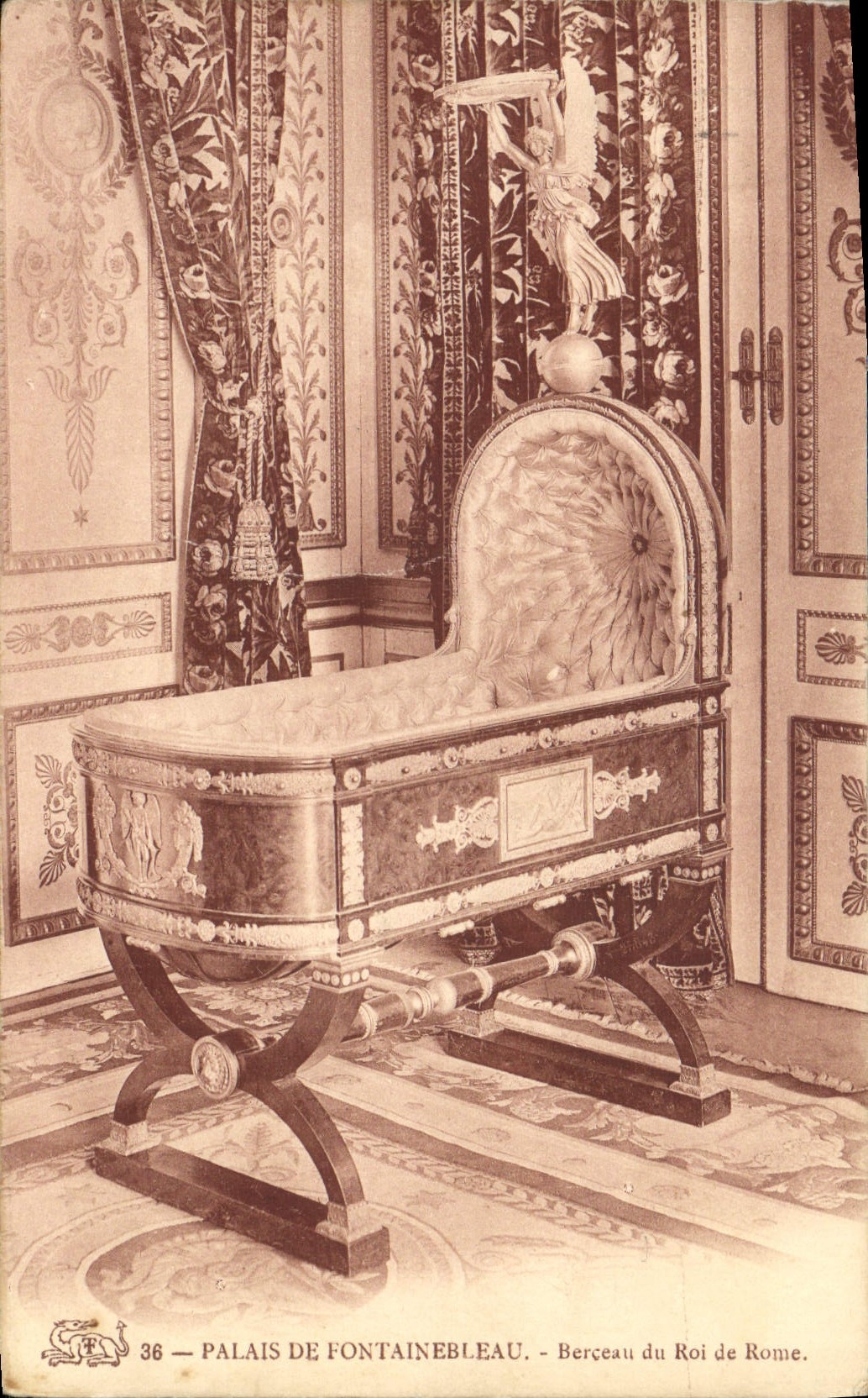 Palais de Fontainebleau — Berceau du Roi de Rome — éditeur Berceau, n°36