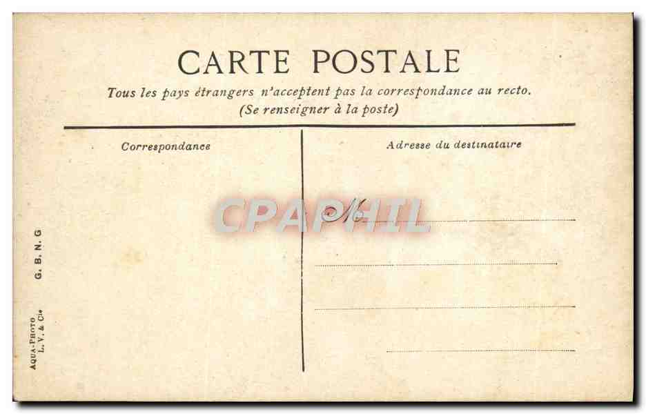 Fontainebleau. El Palacio. La Cour Ovale — n°4 — G.B.N.G. — Reverso