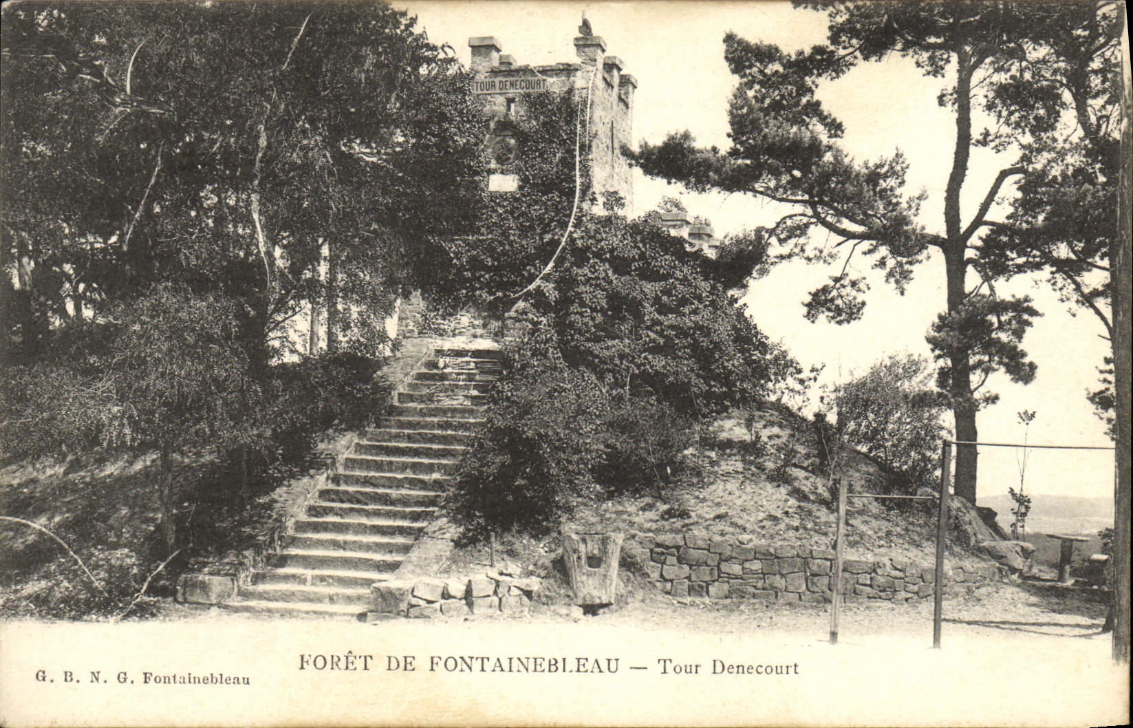 Foresta di Fontainebleau — Torre Denecourt — G.B.N.G. Fontainebleau