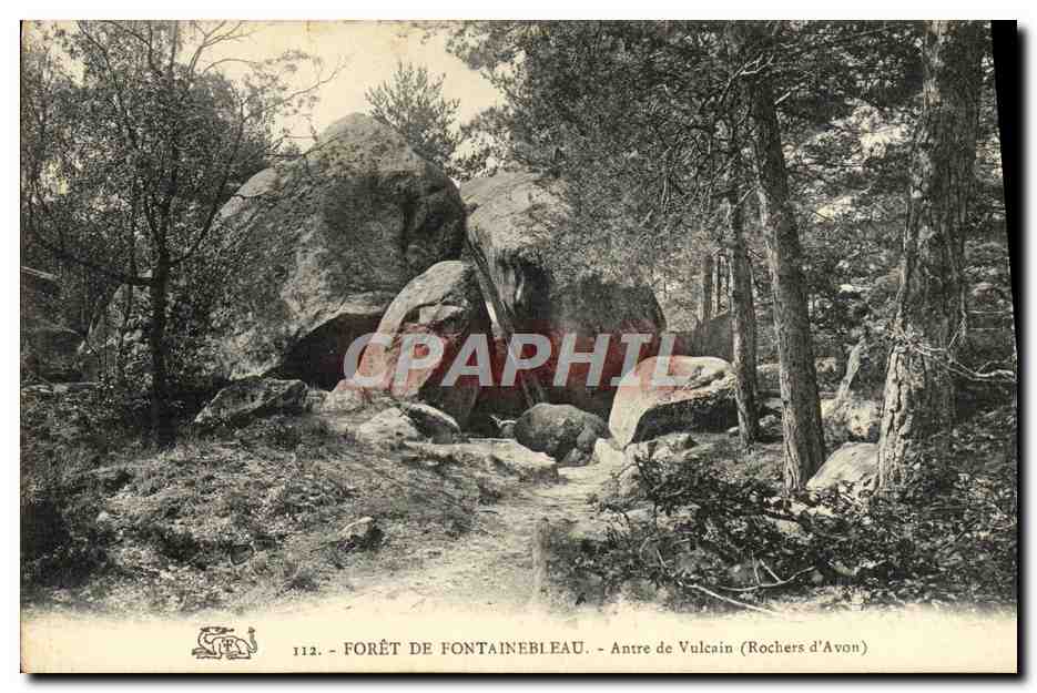 Forêt de Fontainebleau — Antre de Vulcain (Rochers d'Avon) — n° 112