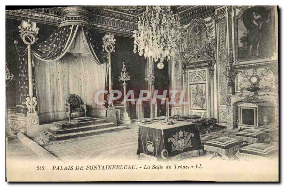 Palacio de Fontainebleau — La Sala del Trono — LL