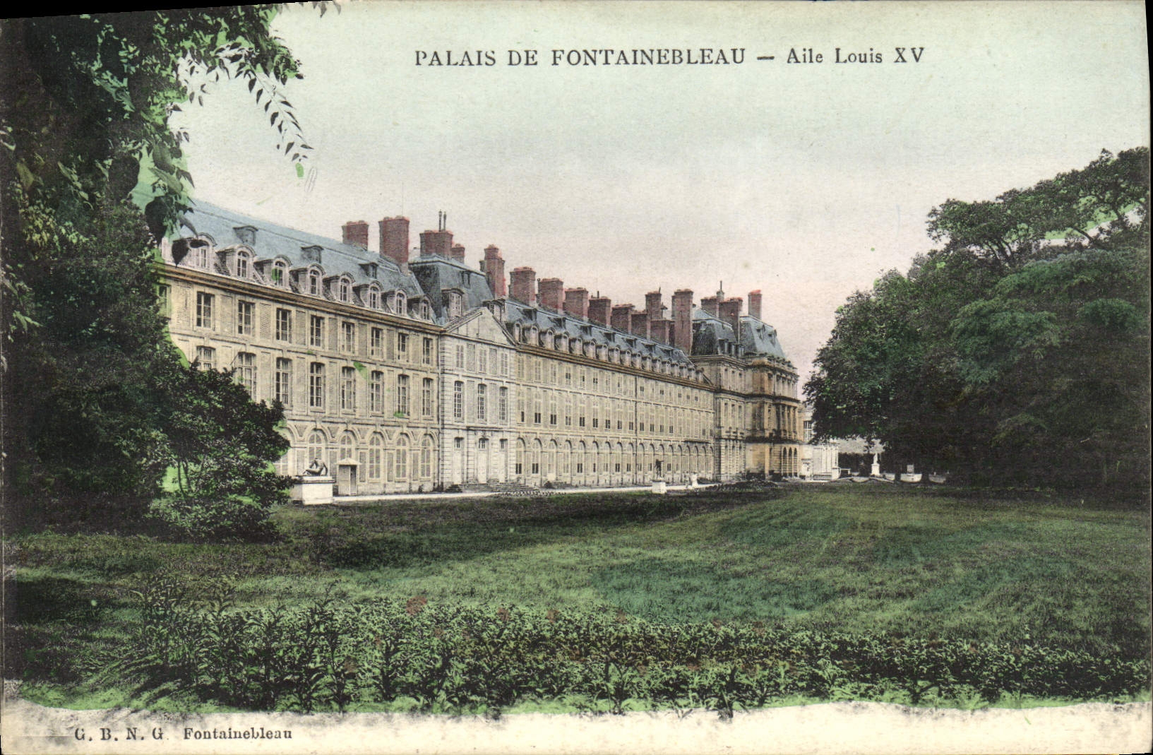 Palacio de Fontainebleau — Ala de Luis XV — G.B.N.G. Fontainebleau