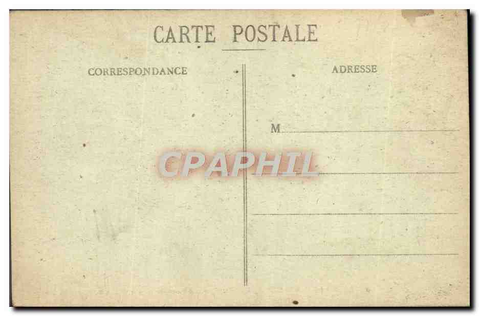 Palacio de Fontainebleau — Fachada en la Cour des Adieux (otra vista) — n°30 — Reverso