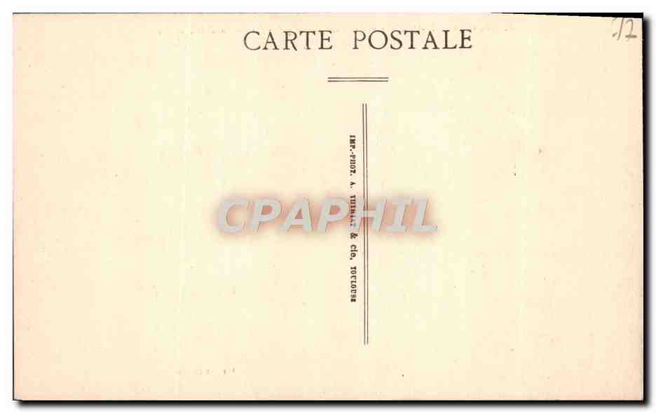 Provins — St-Quiriac et la Tour César prise du Boulevard d'Aligre — Rückseite