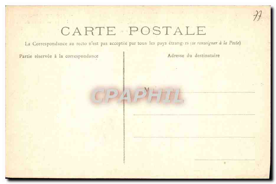 CPA Moret Sur Loing L'Eglise Et Les Bords Du Loing — Rückseite
