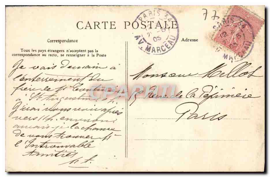 CPA La Ferte Gaucher Pont Des Romains — Back