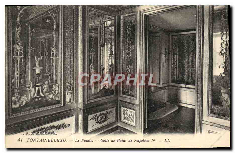 Fontainebleau — Das Schloss — Badezimmer von Napoleon I. — LL