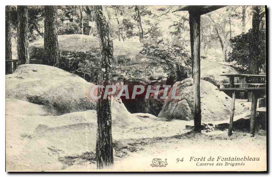 Forêt de Fontainebleau — Caverne des Brigands — éditeur non identifié, n° 94